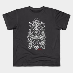 Ukrainian folk traditional embroidery tree. Kids T-Shirt